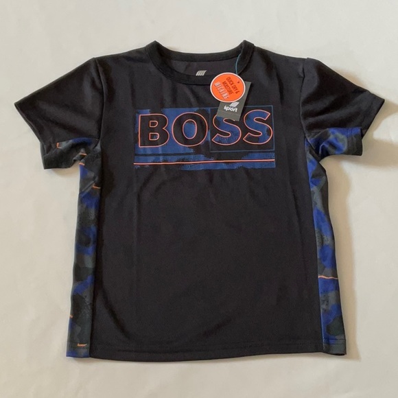 The Children's Place Other - The children place toddlers kids graphic mesh  performance top black siz…‎